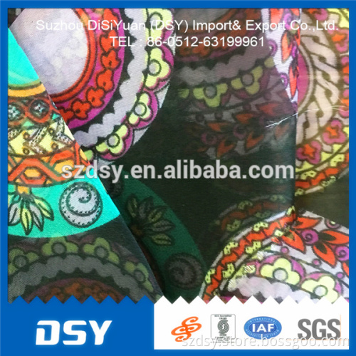 100%Polyester different kinds of printed different signs chiffon from China